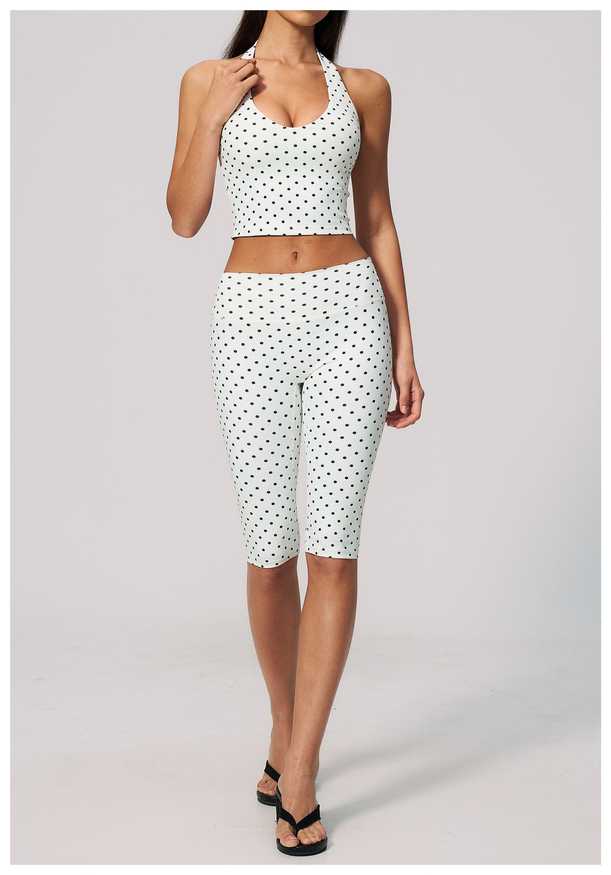 Polka Chic Halter Top