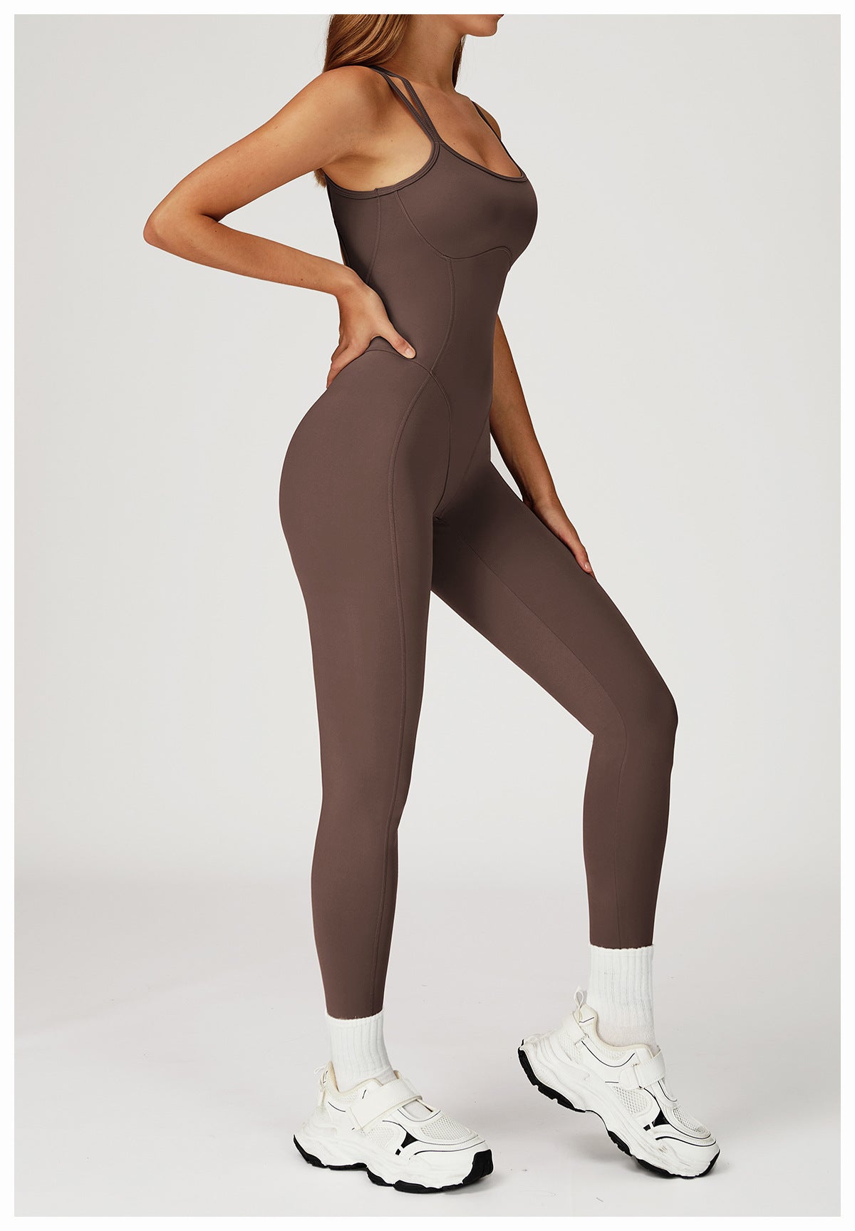 Mocha Sculpt Jumpsuit – PFS