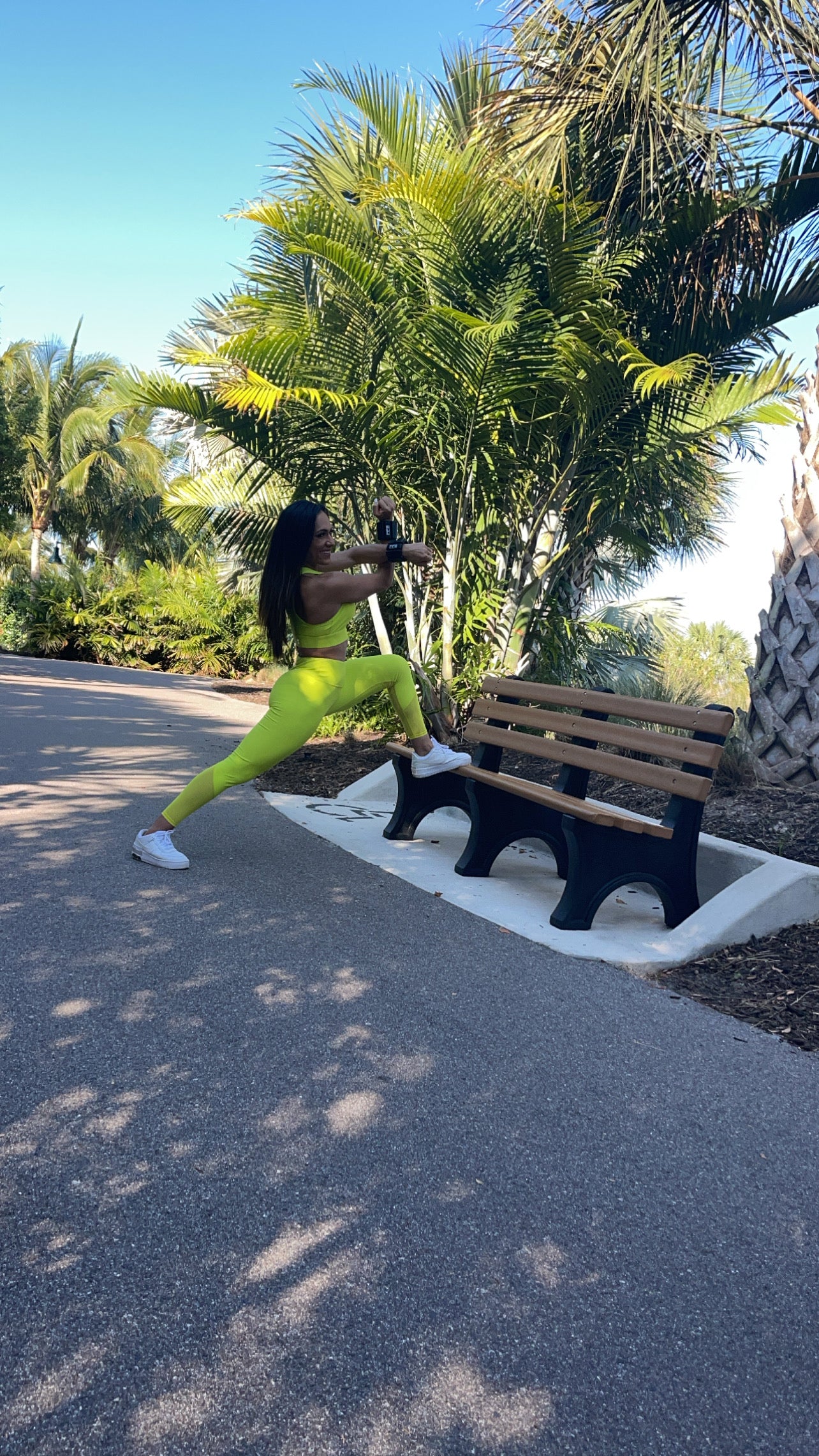 Neon Green Bra