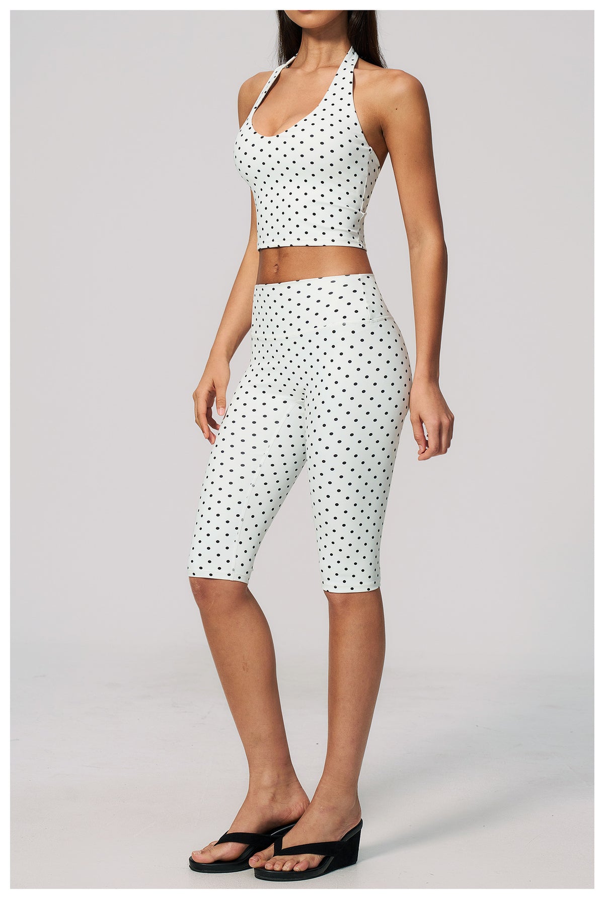Polka Chic Halter Top