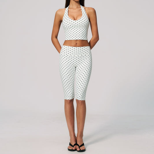 Polka Chic Halter Top