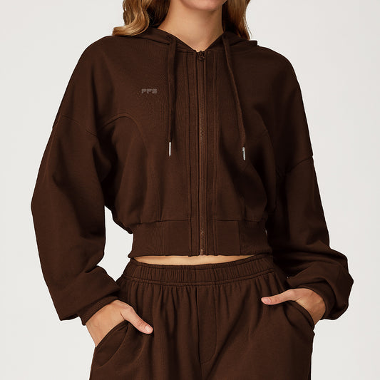 Espresso Zip Hoodie – PFS