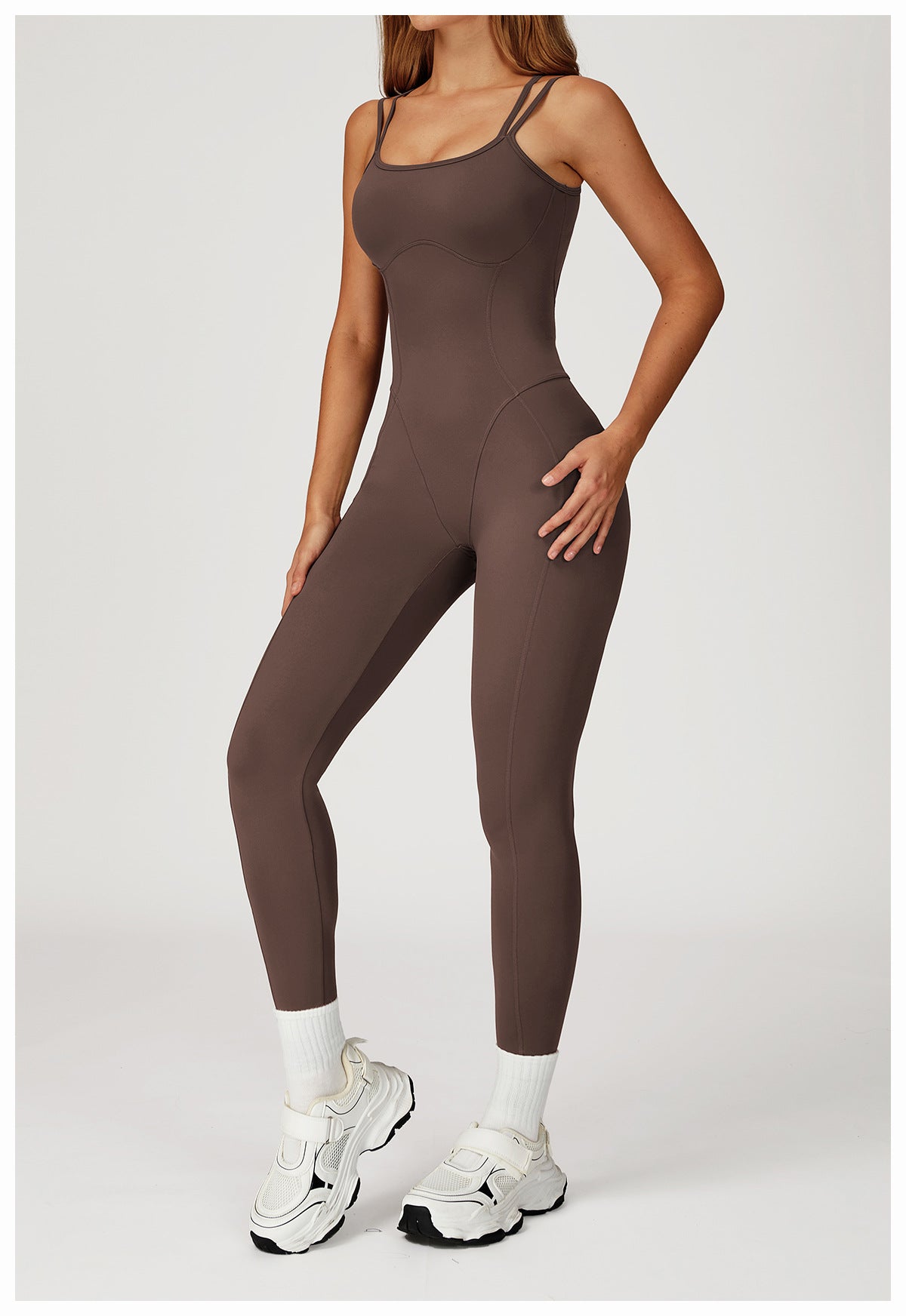 Mocha Sculpt Jumpsuit – PFS