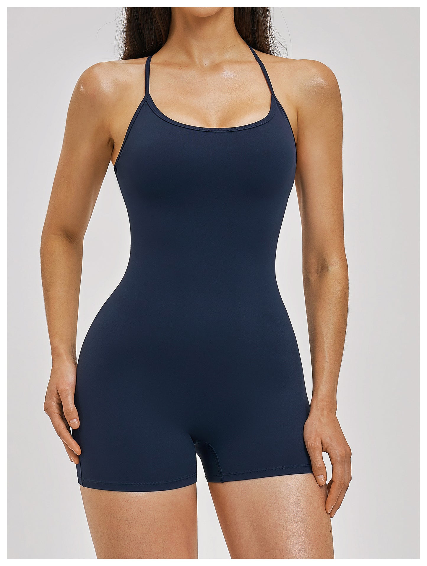 Navy Sculpt jumpsuit