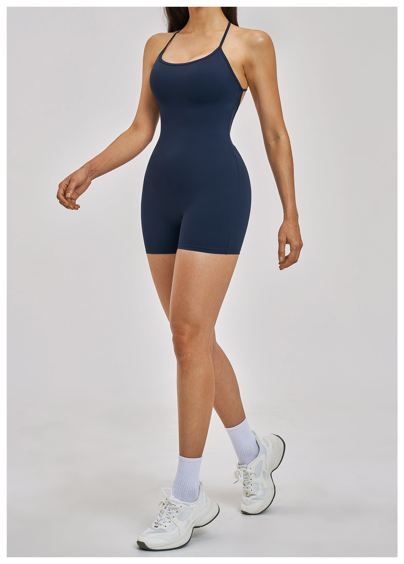 Navy Sculpt jumpsuit