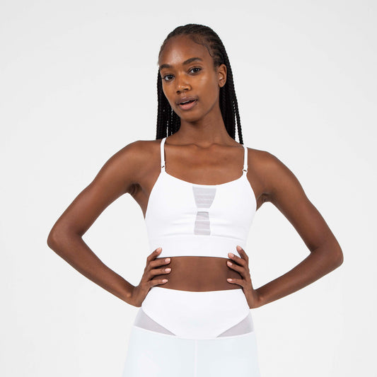 Essential White Sport Bra